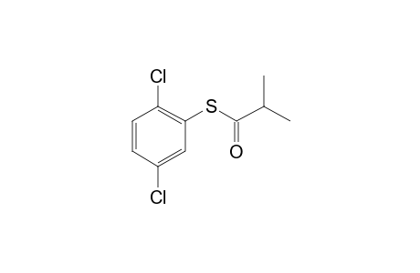 2,5-Dichlorobenzenethiol, S-(2-methylpropionyl)-