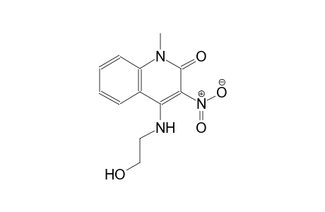 4-[(2-hydroxyethyl)amino]-1-methyl-3-nitro-2(1H)-quinolinone