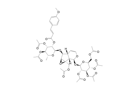 6-O-ALPHA-L-(2''-O-TRANS-PARA-METHOXYCINNAMOYL)-RHAMNOPYRANOSYL-CATALPOL-HEPTAACETATE