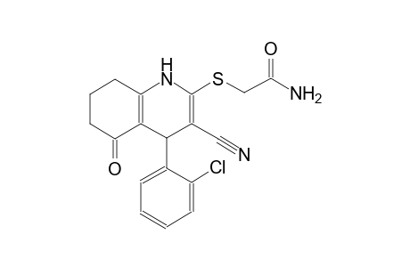 acetamide, 2-[[4-(2-chlorophenyl)-3-cyano-1,4,5,6,7,8-hexahydro-5-oxo-2-quinolinyl]thio]-