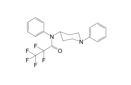 2,2,3,3,3-Pentafluoro-N-phenyl-N-(1-phenylpiperidin-4-yl)propanamide