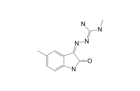 (E)-5,N-DIMETHYL-2-(1,2-DIHYDRO-2-OXO-3H-INDOL-3-YLIDENE)-HYDRAZINE-CARBOXIMID-AMIDE