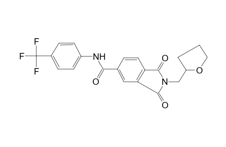 1,3-Dioxo-2-(tetrahydro-2-furanylmethyl)-N-[4-(trifluoromethyl)phenyl]-5-isoindolinecarboxamide