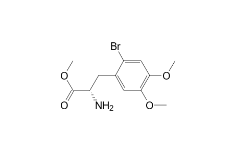 Methyl (2S)-2-amino-3-(2-bromo-4,5-dimethoxyphenyl)propanoate
