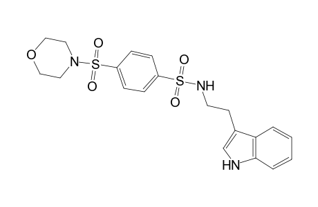 N-[2-(1H-indol-3-yl)ethyl]-4-(4-morpholinylsulfonyl)benzenesulfonamide