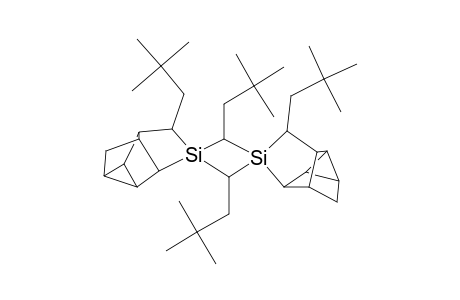 Dispiro(2,4-dineopentyl-1,3-disilacyclobutan1,2';3,2''-bis[3-neopentyl-2-silatetracyclo[7.0.0(1,5).0(4,8).0(7,9)]nonan