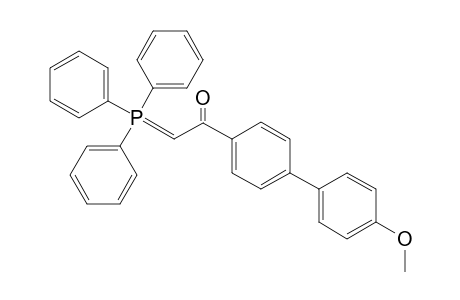 1-[4-(4-Methoxyphenyl)phenyl]-2-triphenylphosphoranylidene-ethanone