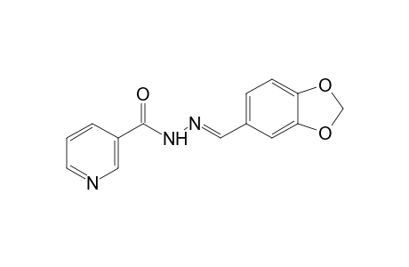 nicotinic acid, piperonylidenehydrazide