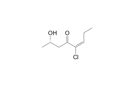(2S,5E)-5-Chloro-2-hydroxyoct-5-en-4-one