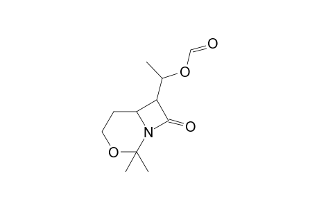 (6RS,7SR)-7-[(RS)-1-Formyloxyethyl]-2,2-dimethyl-3-oxa-1-azabicyclo[4.2.0]octan-8-one