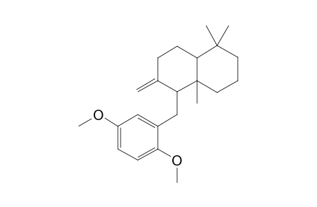 5-(2,5-Dimethoxybenzyl)-1,1,4a-trimethyl-6-methylenedecahydronaphthalene