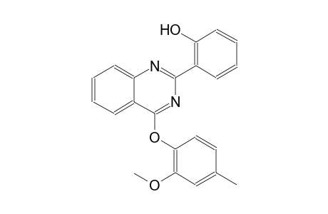 2-[4-(2-methoxy-4-methylphenoxy)-2-quinazolinyl]phenol