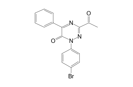 3-Acetyl-1-(4-bromophenyl)-5-phenyl-1H-[1,2,4]triazin-6-one