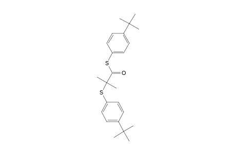 PROPIONIC ACID, 2-//P-TERT-BUTYL- PHENYL/THIO/-2-METHYLTHIO-, S-P-TERT- BUTYLPHENYL ESTER