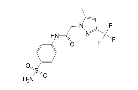 N-[4-(aminosulfonyl)phenyl]-2-[5-methyl-3-(trifluoromethyl)-1H-pyrazol-1-yl]acetamide