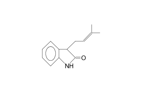 3-(3-methylbut-2-enyl)oxindole