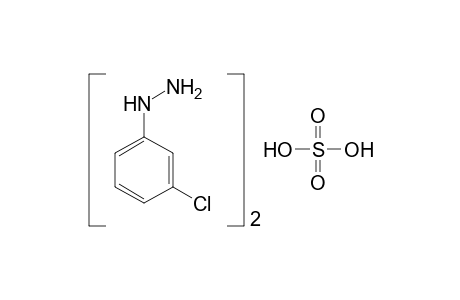 (m-chlorophenyl)hydrazine, sulfate(2.1)(salt)