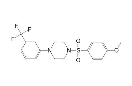 Methyl 4-({4-[3-(trifluoromethyl)phenyl]-1-piperazinyl}sulfonyl)phenyl ether