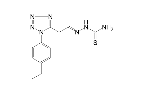 1-(p-ethylphenyl)-1H-tetrazole-5-acetaldehyde, thiosemicarbazone