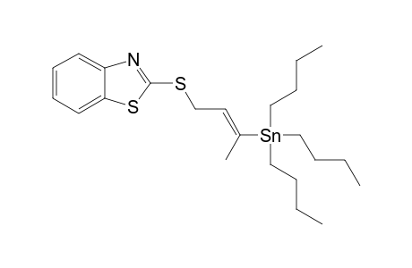 (E)-1-(BENZOTHIAZOL-2-YL)-SULFANYL-3-(TRI-N-BUTYLSTANNYL)-3-METHYLPROP-2-ENE
