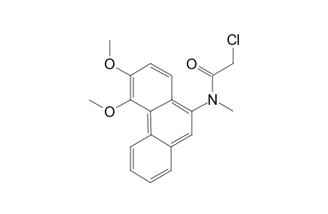 10-N-Methylchloroacetamido-3,4-dimethoxyphenanthrene