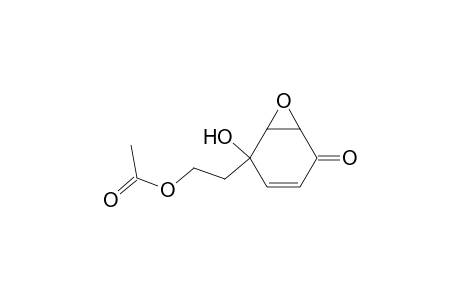 7-Oxabicyclo[4.1.0]hept-3-en-2-one, 5-[2-(acetyloxy)ethyl]-5-hydroxy-