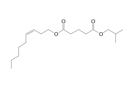 Glutraic acid, cis-non-3-enyl isobutyl ester