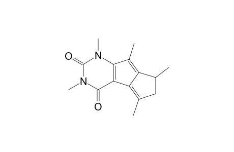 2,4,5,6,8-Pentamethyl-6,7-dihydropentaleno[2,1-D]pyrimidine-1,3-dione