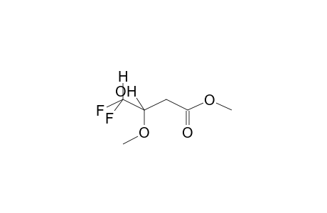 3-HYDROXY-3-METHOXY-4,4-DIFLUOROBUTANOIC ACID, METHYL ESTER