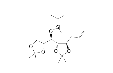 6-[(t-Butyl)dimethylsilyl]-1,2,3-trideoxy-4,5 : 7,8-bis(O-isopropylidene)-D-altro-oct-1-enitol