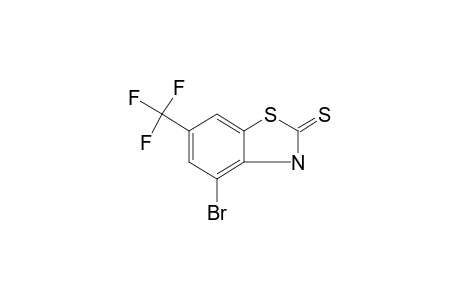 2(3H)-Benzothiazolethione, 4-bromo-6-(trifluoromethyl)-