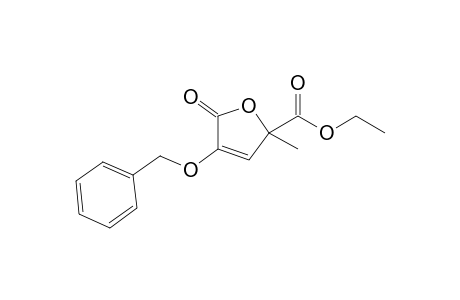 3-Benzyloxy-5-methyl-5-(ethoxycarbonyl)-2(5H)-furanone