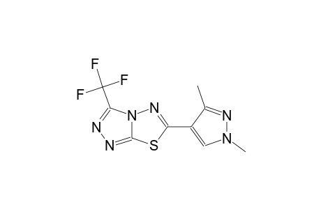 6-(1,3-dimethyl-1H-pyrazol-4-yl)-3-(trifluoromethyl)[1,2,4]triazolo[3,4-b][1,3,4]thiadiazole