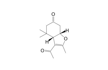 (3aS,7aS)-3-acetyl-2,4,4-trimethyl-3a,5,7,7a-tetrahydrobenzofuran-6-one