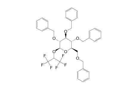 2',2',2'-TRIFLUORO-1'-(TRIFLUOROMETHYL)-ETHYL-2,3,4,6-TETRA-O-BENZYL-BETA-D-GLUCOPYRANOSIDE