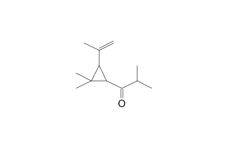 1-(2,2-dimethyl-3-prop-1-en-2-yl-cyclopropyl)-2-methyl-propan-1-one