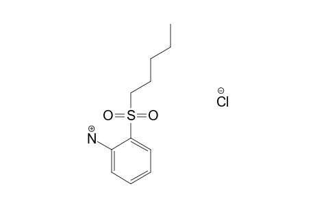 o-(pentylsulfonyl)aniline, hydrochloride