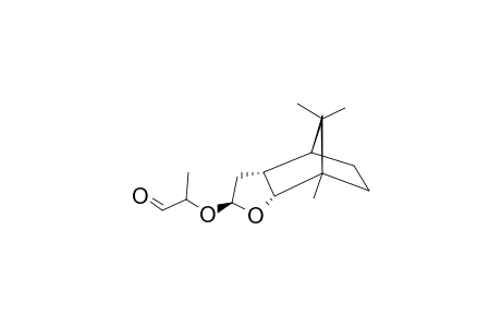 [2R-(2-ALPHA(R*),3A-ALPHA,4-ALPHA,7-ALPHA,7A-ALPHA)]-2-[(OCTAHYDRO-7,8,8-TRIMETHYL-4,7-METHANOBENZOFURANE-2-YL)-OXY]-PROPANALE