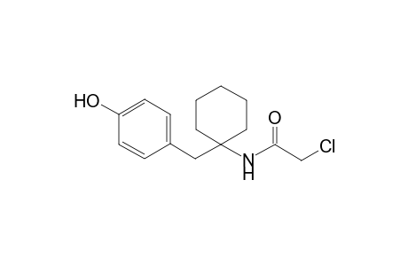 Acetamide, 2-chloro-N-[1-(4-hydroxybenzyl)cyclohexyl]-