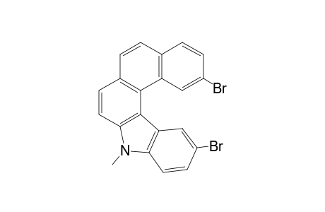 2,12-dibromo-9-methyl-9H-naphtho[2,1-c]carbazole