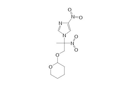 1-[1-METHYL-1-NITRO-2-(TETRAHYDROPYRAN-2-YLOXY)-ETHYL-4-NITROIMIDAZOLE