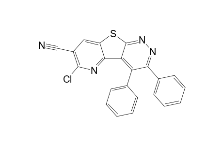 7-Cyano-6-chloro-3,4-diphenylpyrido[2',3':4,5]thieno[2,3-c]pyridazine