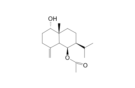 6.beta.-(Acetoxy)-eudesm-4(15)-en-1.alpha.-ol