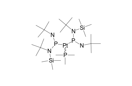 BIS-([TERT.-BUTYL-(TRIMETHYLSILYL)-AMINO]-(TERT.-BUTYLIMINO)-PHOSPHANE)-(TRIMETHYLPHOSPHANE)-PLATIN-(0)