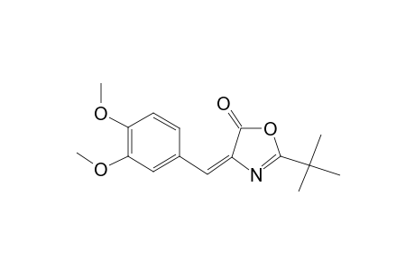 (4E)-2-tert-Butyl-4-(3,4-dimethoxybenzylidene)-1,3-oxazol-5(4H)-one