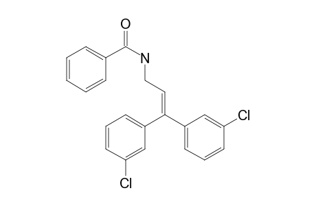 N-Benzoyl-3,3-bis(3-chlorophenyl)prop-2-en-1-ylamine