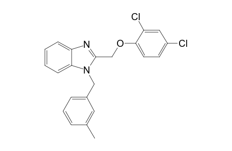 1H-Benzoimidazole, 2-(2,4-dichlorophenoxymethyl)-1-(3-methylbenzyl)-