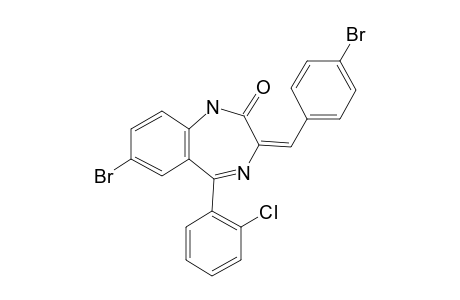 7-Bromo-3-(4-bromo-benzylidene)-5-(2-chloro-phenyl)-1,3-dihydro-benzo[E][1,4]diazepin-2-one