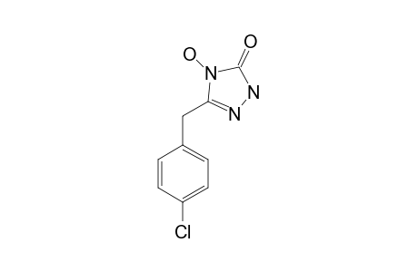 3-(4-CHLOROBENZYL)-4-HYDROXY-4,5-DIHYDRO-1,2,4-TRIAZOL-5-ONE