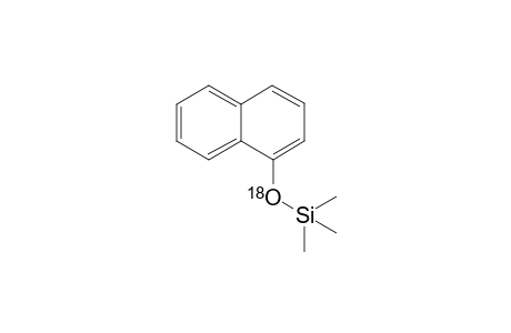 1-Naphthol trimethylsilyl-((18)o)-ether